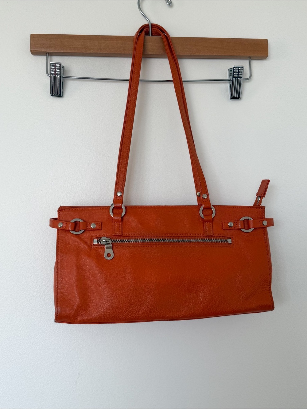 Wilsons Leather Orange Shoulder Bag